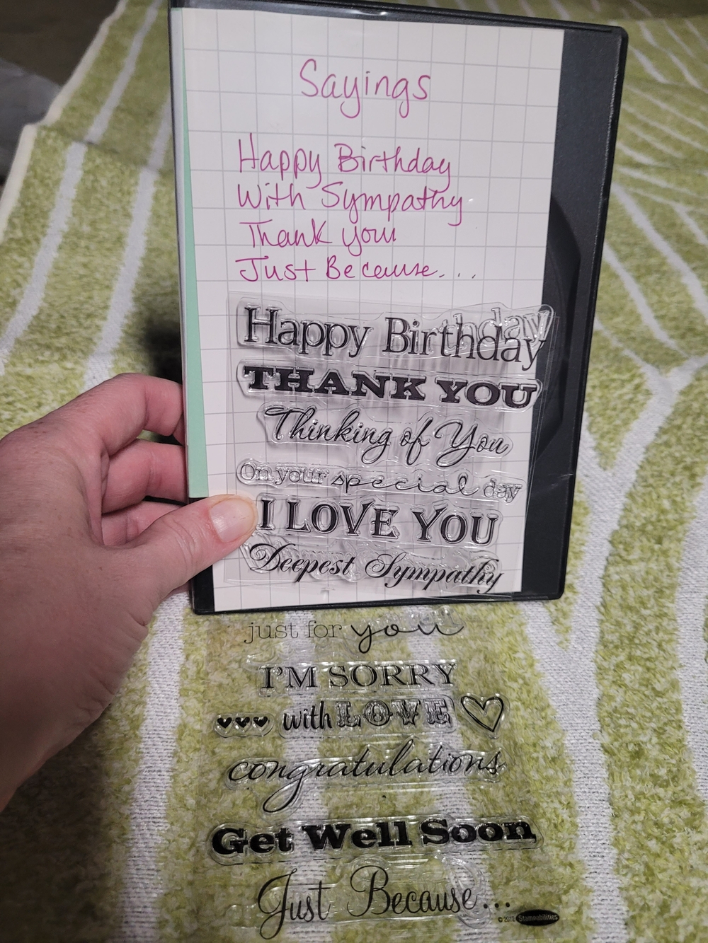 Stampin' UP!  Sentiment Stamp Set - Assorted Sayings